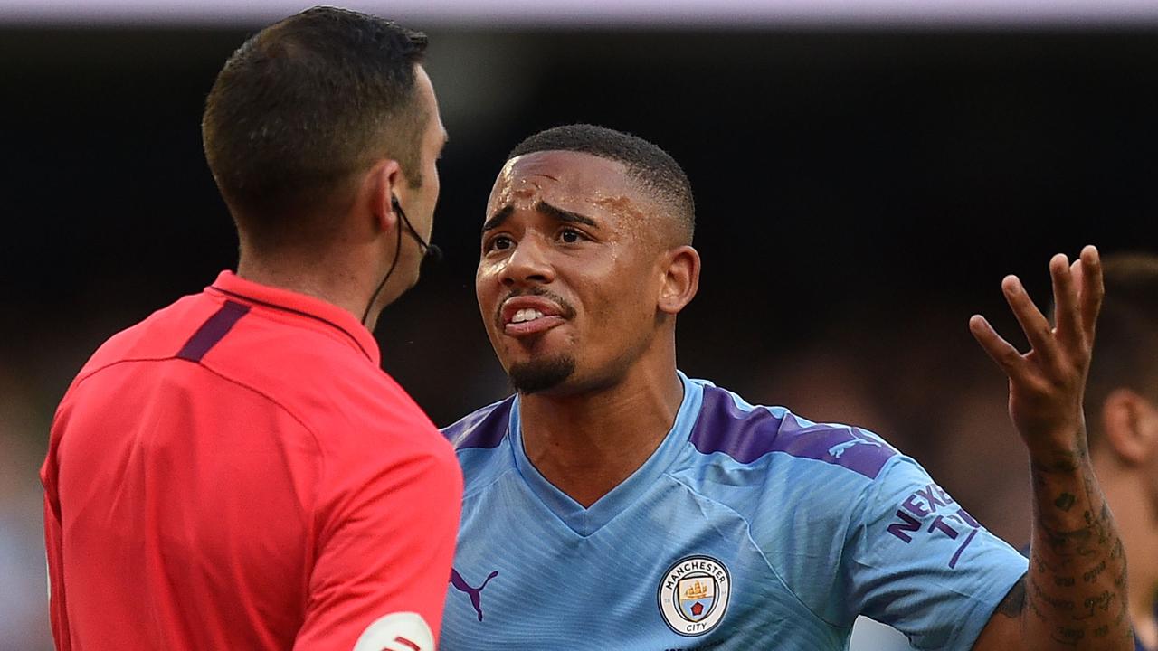 Manchester City's Gabriel Jesus has had his say on VAR... live on TV.