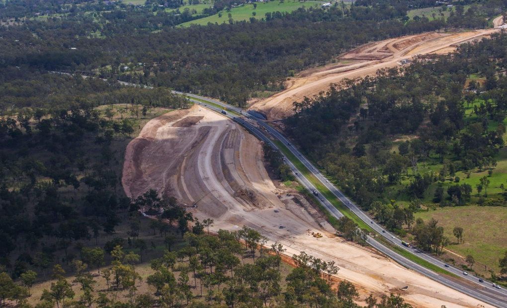 Nexus has shared photos of the Toowoomba Second Range Crossing on its Facebook page. Picture: Above Photography PTY LTD