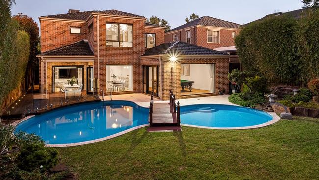 The back yard of 16 Percy St, Balwyn.