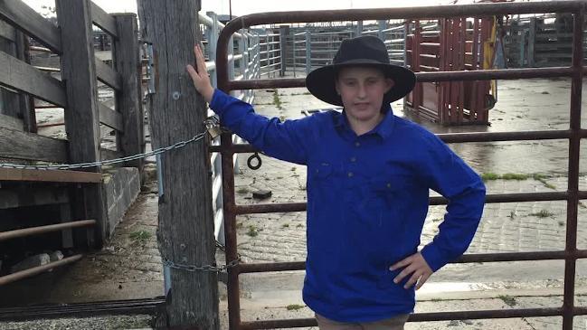 Boy sends SOS: Save Our Saleyards