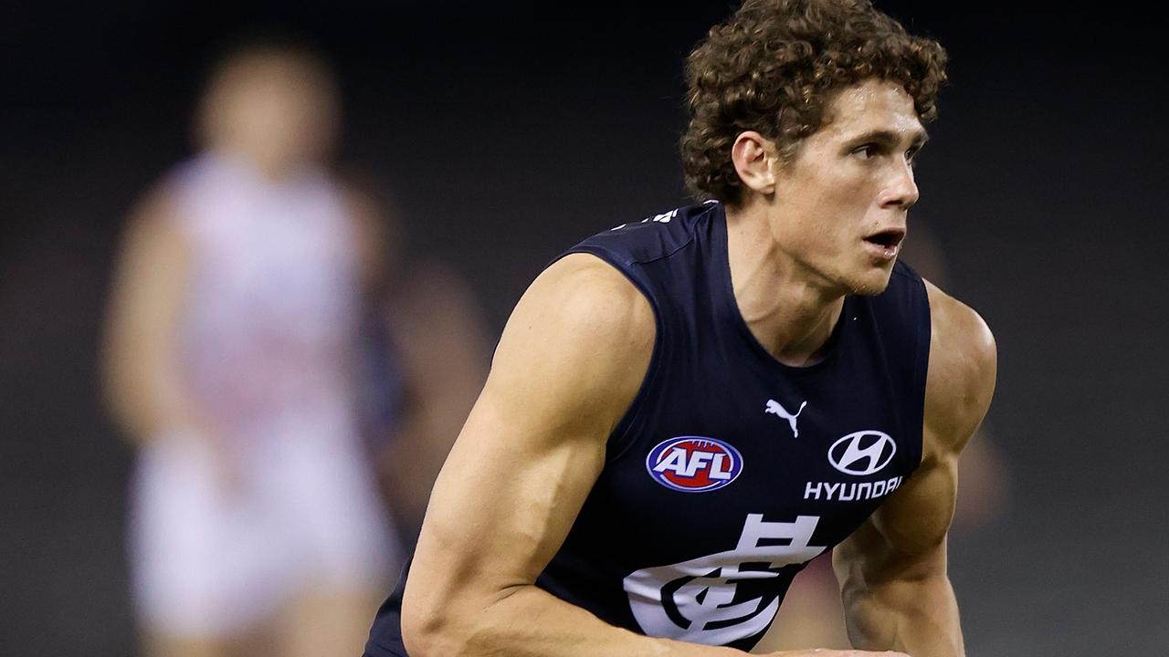 Charlie Curnow’s return to the Blues’ line-up late in the season was welcome inclusion.