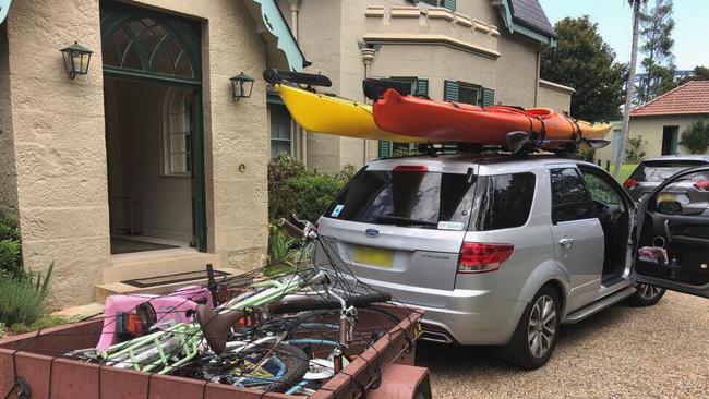 PM Scott Morrison gets ready to hit the water. 