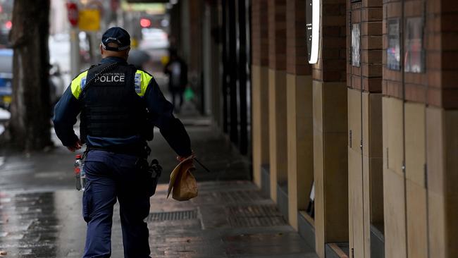 Police have been out in force to target Covid compliance. Picture: NCA NewsWire/Bianca De Marchi