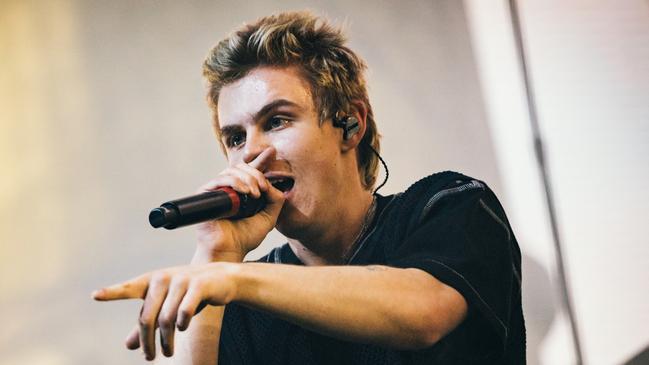 The Kid LAROI performs at Coachella this year. Picture: Matt Winkelmeyer/Getty