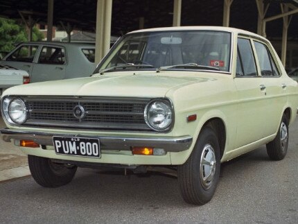 Gaye Baker’s yellow Datsun.