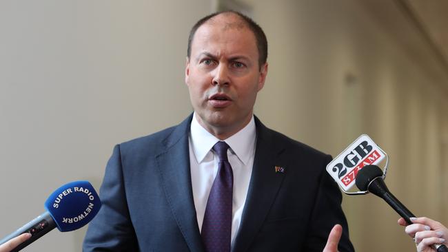 Treasurer Josh Frydenberg said the Labor policy was an admission its negative gearing policy would adversely affect housing affordability and supply. Picture: Kym Smith