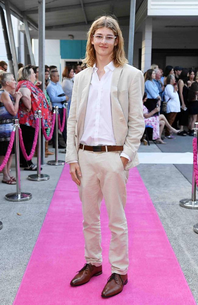 Kye Watts at Meridan State College formal. Picture: Patrick Woods.