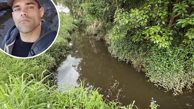 Ronald Charles Canning has been found not guilty of the attempted drowning murder of Tweed Byron Police Sergeant Mark Maxwell in a Murwillumbah, Tweed Shire drain. Pictures: NewsLocal/Bonaddio and (inset) Facebook