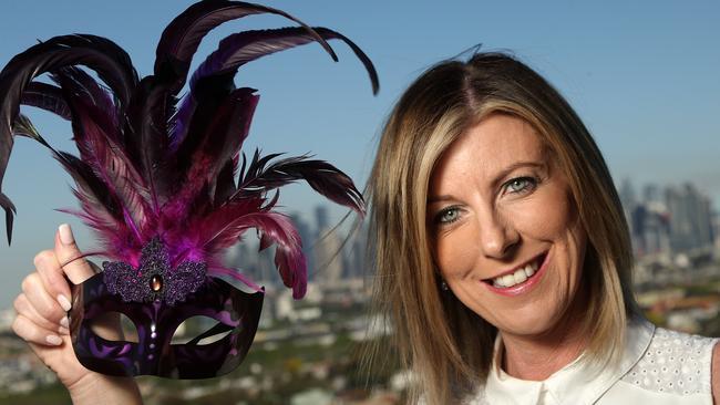 Veronica Johnston is the mastermind behind a masquerade ball fundraiser. Picture: Hamish Blair