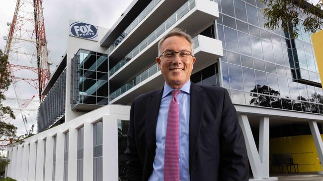 Foxtel Group chief executive officer Patrick Delany at the Foxtel offices in Artarmon, Sydney. Picture: Ryan Osland.