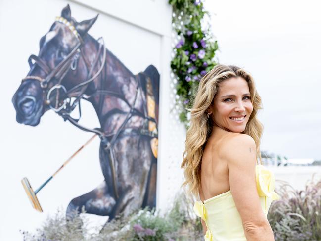 Elsa Pataky at the Magic Millions Polo and Showjumping. Picture by Luke Marsden.