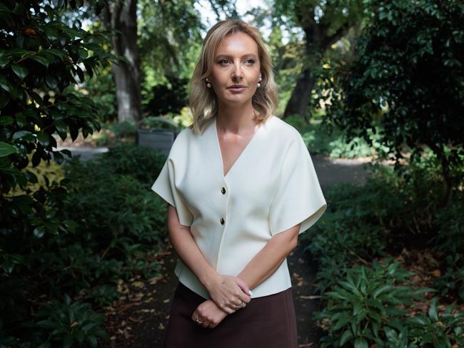 Amanda Duncan, the  nurse who blew the whistle on the boss of the Launceston General Hospital for allegedly altering death certificates to avoid coronial investigations.Hobart Tasmania13/02/2025photo - Peter Mathew