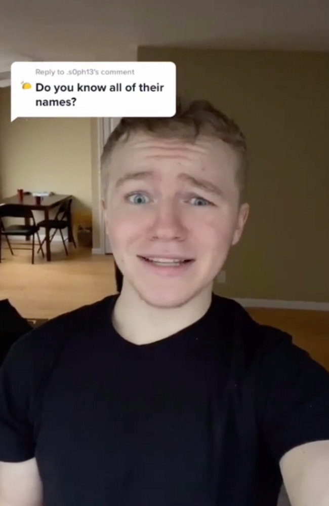 Murray Blackmore, also 19, posts his own videos on TikTok. Picture: TikTok/kayezer0