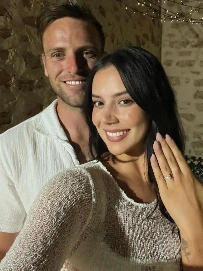 Smith announced his engagement to girlfriend Lisa McCarthy in January. Picture: Instagram