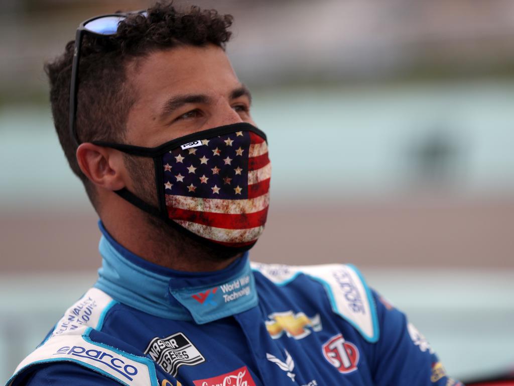 The 26-year-old Bubba Wallace has competed in the NASCAR Cup Series since 2017.