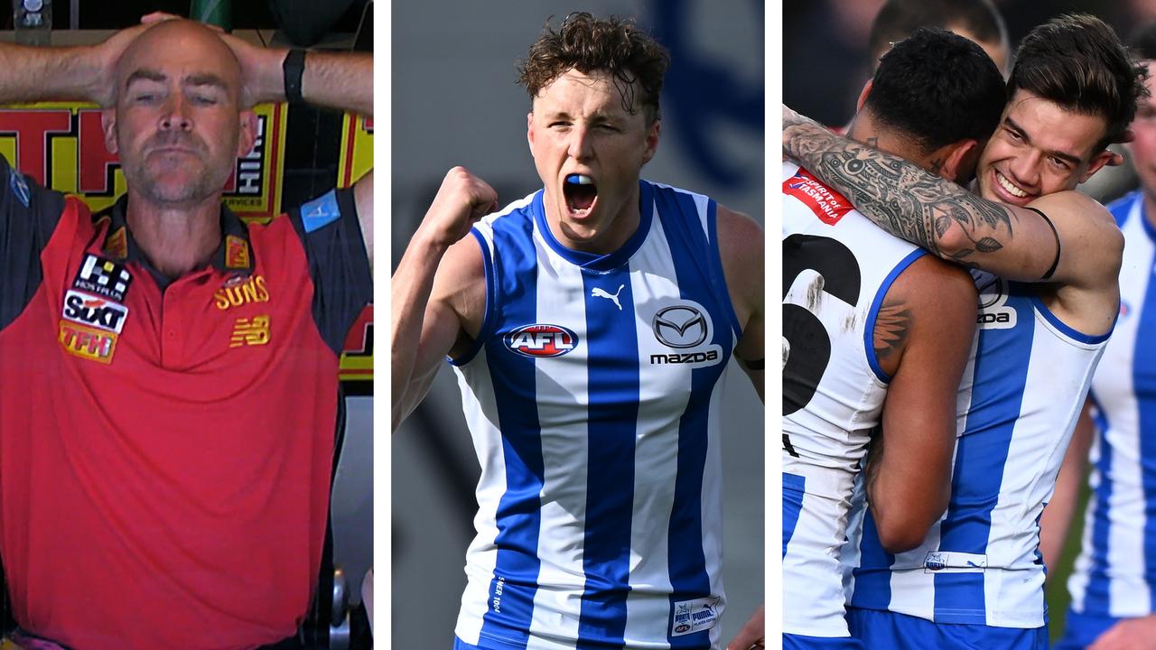 AFL results 2023 North Melbourne Kangaroos defeat Gold Coast Suns