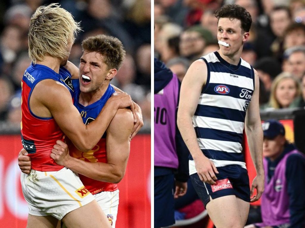 The Brisbane Lions have beaten Geelong to reach the grand final. Photos: Getty Images