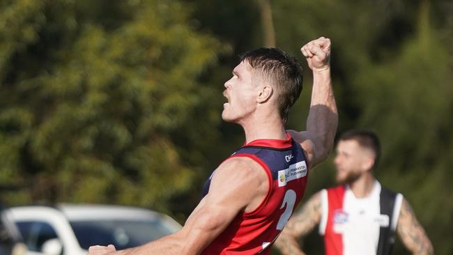 SFNL Div 1 footbal. Chelsea Heights v St Kilda City. Cody Stackelberg - Chelsea Heights. Picture: Valeriu Campan