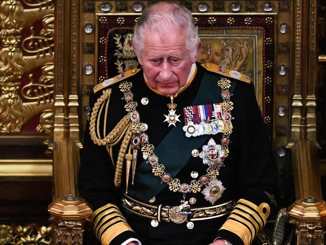 Charles didn’t appear to be fussed about West’s role. Picture: Ben Stansall/AFP