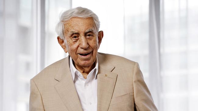 Billionaire developer Harry Triguboff has predicted that Labor will be five to 10 years late in hitting its 82 per cent renewables target. Picture: Sam Ruttyn