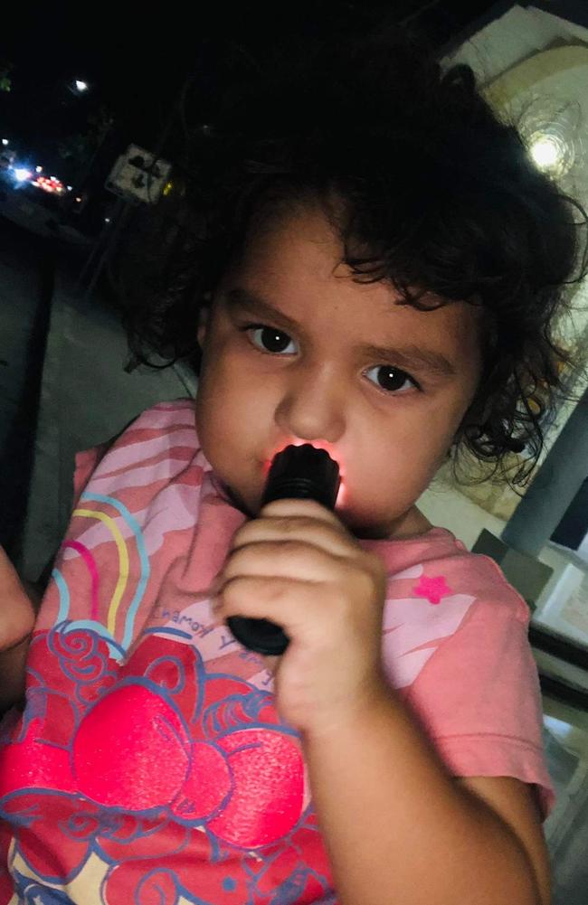 Mexican Wilbert Alonzo Canto posted photos of Whitsunday woman Tahnee Shanks's daughter Adelynn to find her parents. The photos went viral and helped connect the Shanks family to the little girl. Her parents are still missing. Picture: Contributed