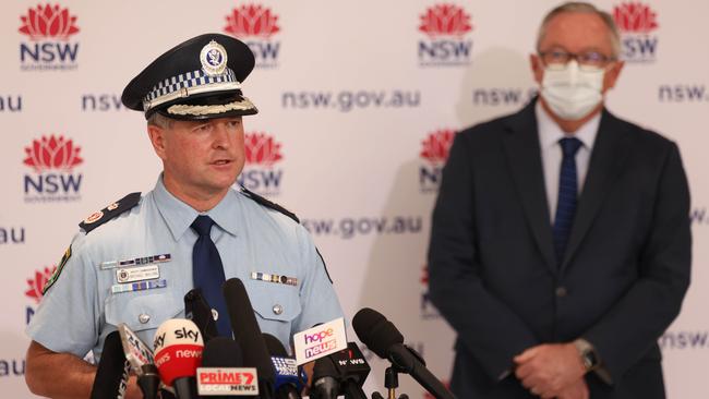 NSW Police Deputy Commissioner Mick Willing said two Sydney women had been charged. Picture: NCA NewsWire/Damian Shaw.