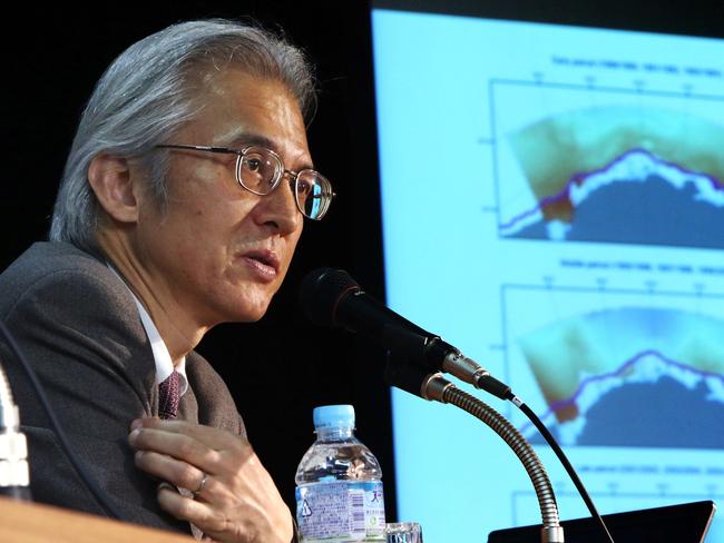 Compromise ... Joji Morishita, Japan's commissioner to the International Whaling Commission says the two-thirds cut in its Antarctic whaling quota should be enough to prove that the hunt is genuine science. Picture: AFP