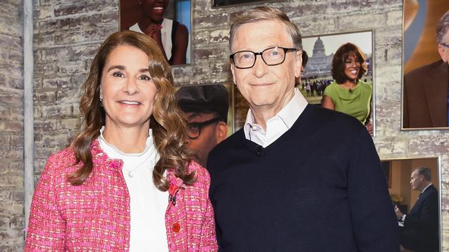 Melinda and Bill Gates. Picture: Getty Images