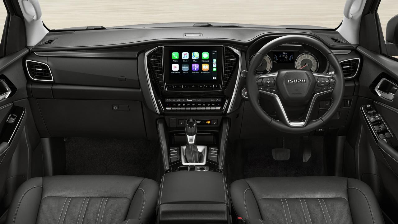 Isuzu has made big improvements to the interior’s fit and finish.