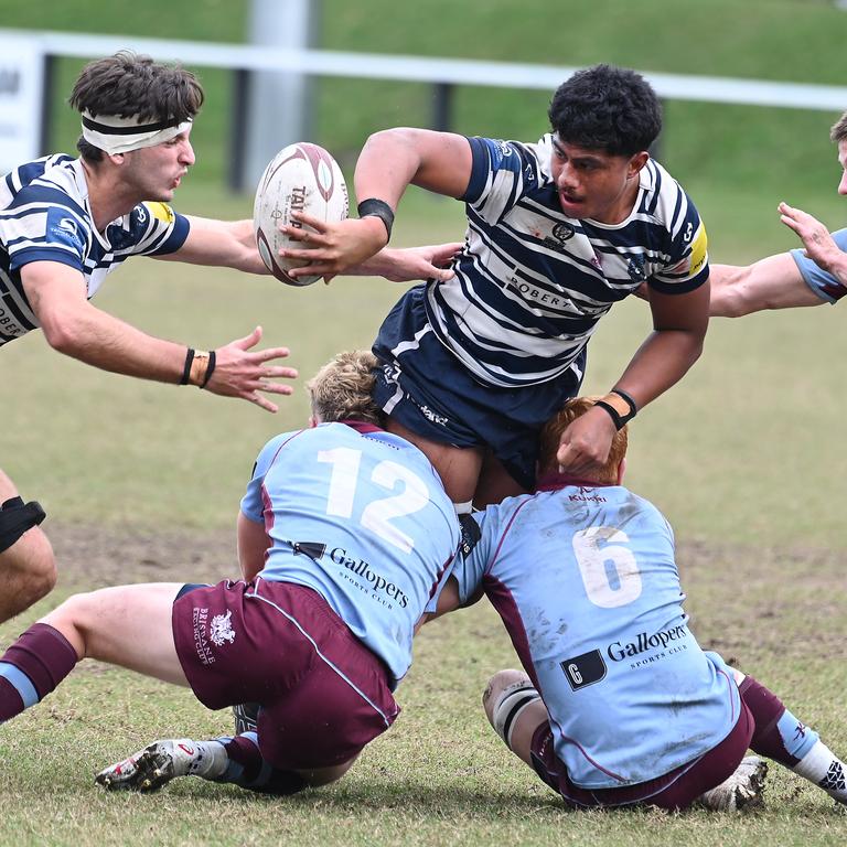 Vaiuta Latu. Colts 1 club rugby between Brothers and Norths Saturday May 25, 2024. Picture, John Gass