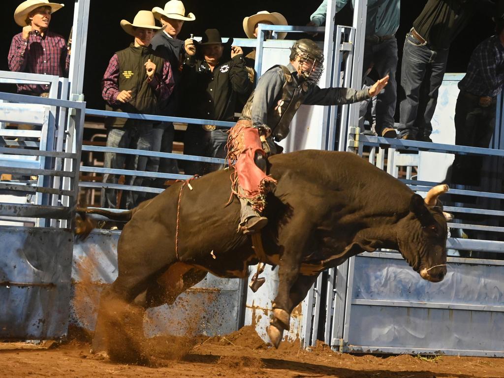 Joe Down at Gargett Rodeo Saturday 3 June 2023 Picture: Michaela Harlow
