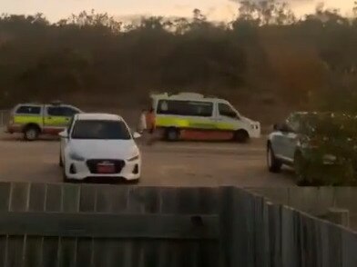 Emergency services were called to retrieve a man from the Mount Louisa walking trails. Photo: Supplied