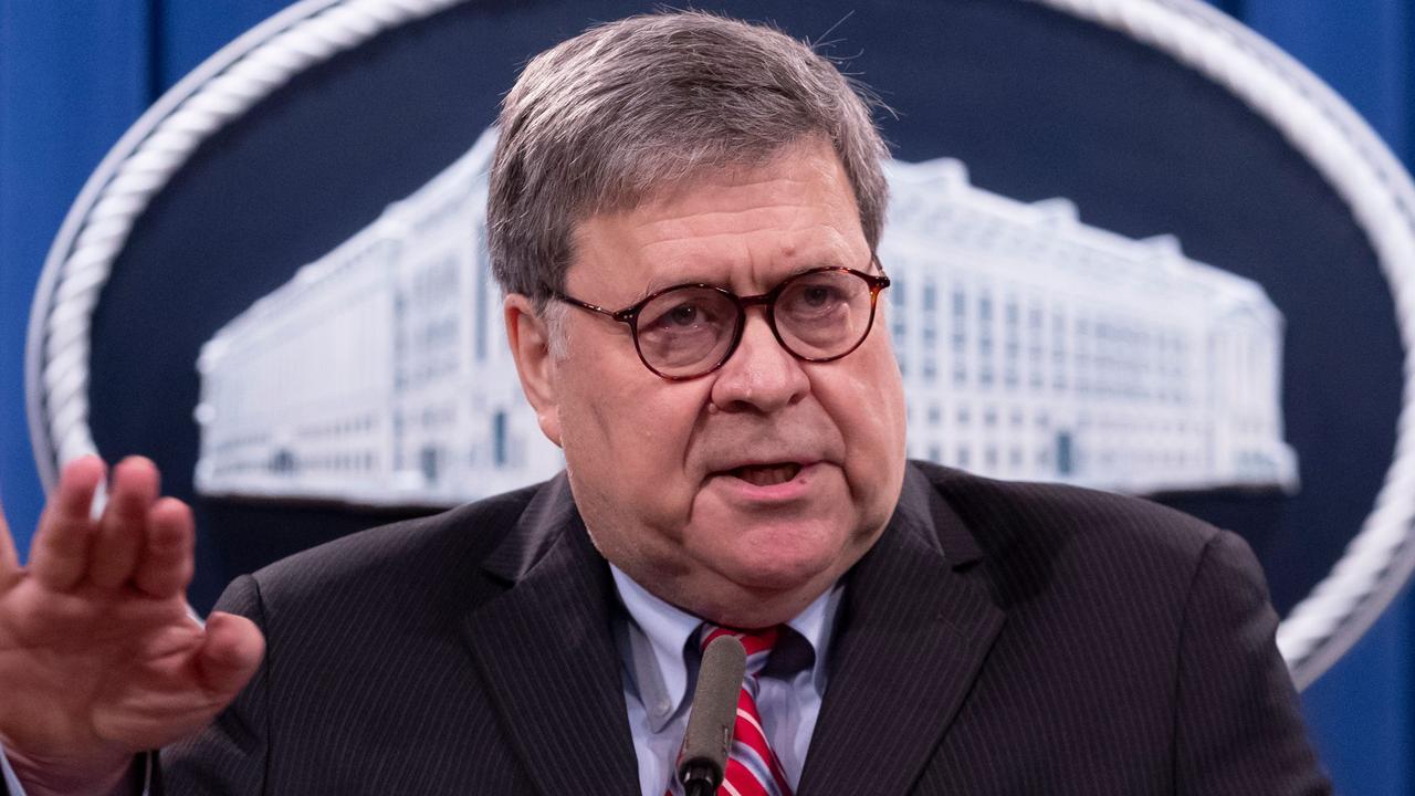 Former Attorney-General William Barr in 2020. (Photo by MICHAEL REYNOLDS / POOL / AFP)