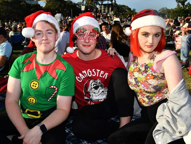 Jamie Bridger, Jeye Tramboli and Sarri Ahn. Picture: AAP / Keryn Stevens