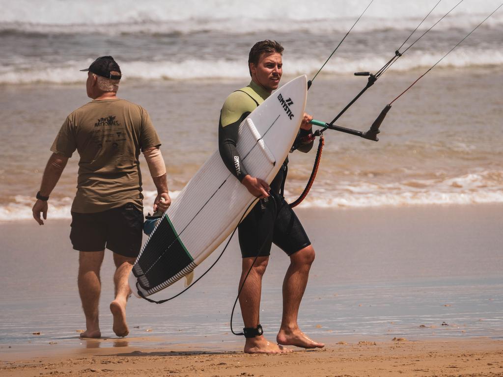 The 2021 Kiteboarding Australia Wave Nationals event was held in Torquay and Fairhaven at the weekend. Picture: Ollie Jacobs