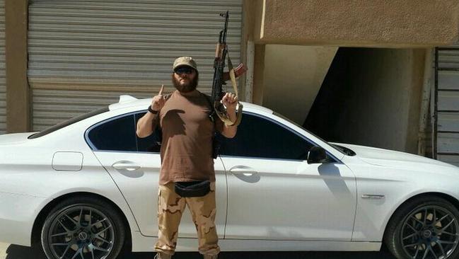 Australian ISIS fighter Khaled Sharrouf in Iraq.