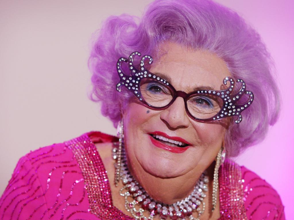 In April, the world said goodbye to Barry Humphries and Dame Edna Everage after complications in surgery. He was honoured with a State Memorial. Picture: Lisa Maree Williams/Getty Images