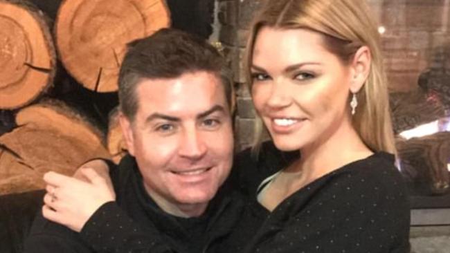 Sophie Monk and Stu Laundy in Canada. Picture: Instagram