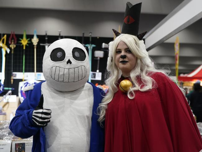 OZ Comic-Con Gallery. OZ comic at Melbourne Exhibition and Convention Centre. Sans And Lambert . Picture: Valeriu Campan