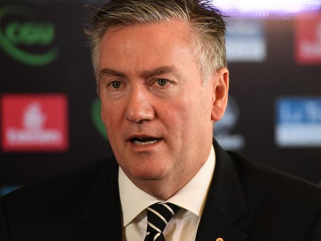 Collingwood president Eddie McGuire found himself in hot water last year.