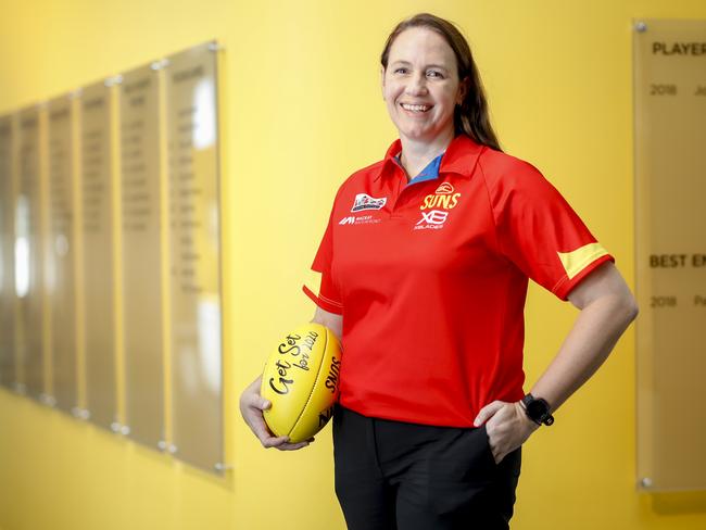 Gold Coast Suns head of women’s football Fiona McLarty. Picture: Tim Marsden