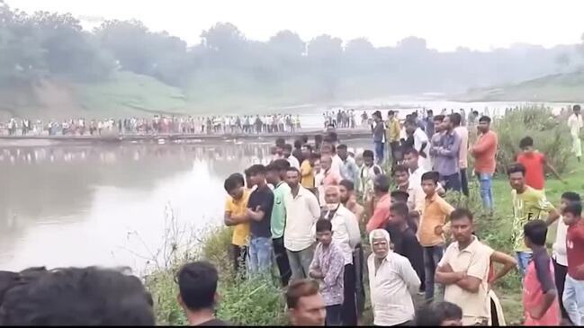 Horrifying moment man attacked by crocodile 