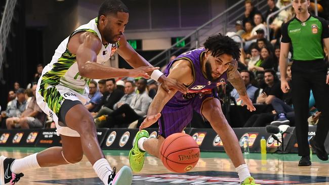 Denzel Valentine impressed on debut for the Kings. Picture: Albert Perez/Getty Images for NBL