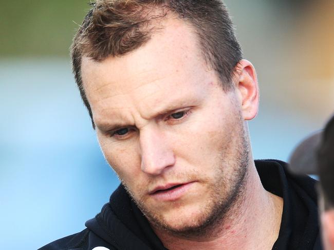 WRFL:Football .. Glen Orden V Parkside. at Werribee.. Parkside coach centre Nathan Juegan Picture:Mark Wilson