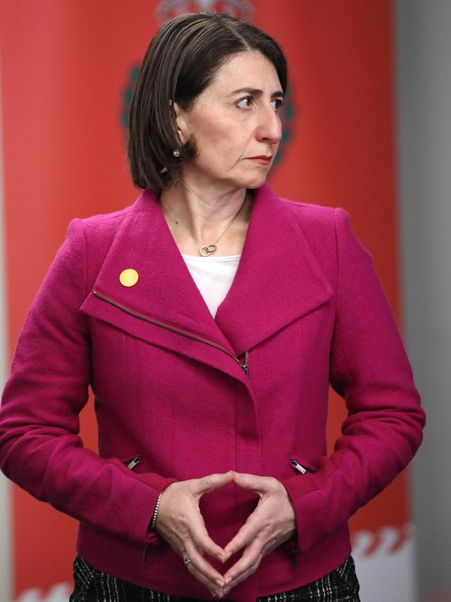 Premier Gladys Berejiklian learnt from the Ruby Princess debacle. Picture: Damian Shaw