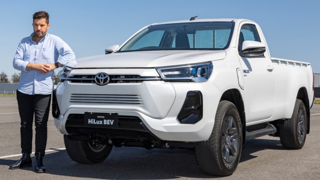 Tested: Electric Toyota HiLux concept