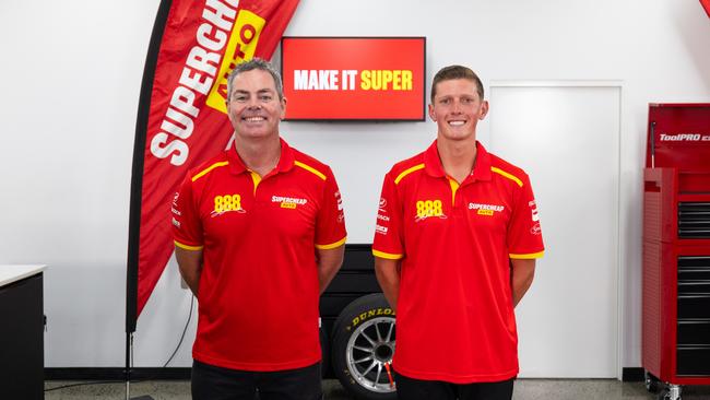 Supercars great Craig Lowndes will team with young gun Cooper Murray in a Triple Eight wildcard for this year's endurance races. Pic: Supplied.