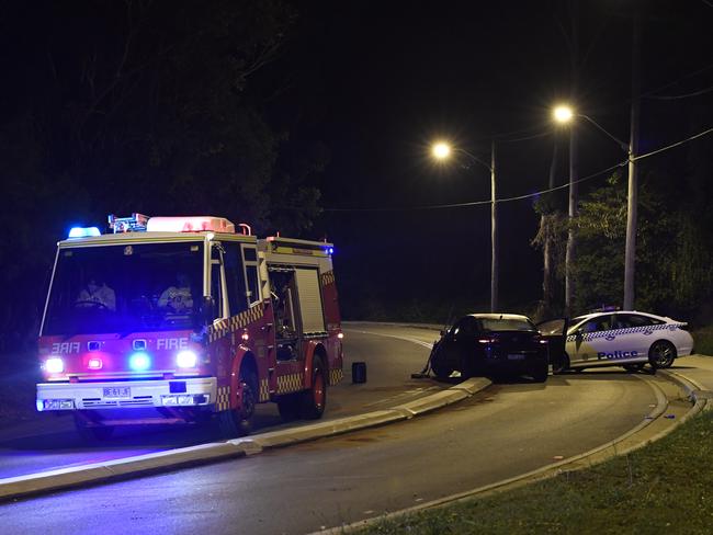 Police attempted to stop the car before the crash. Picture: Gordon McComiskie