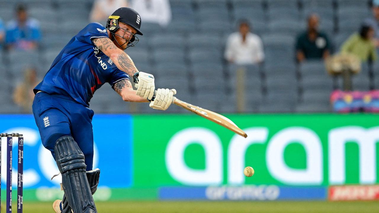 Ben Stokes scored a century against the Netherlands. (Photo by Punit PARANJPE / AFP)