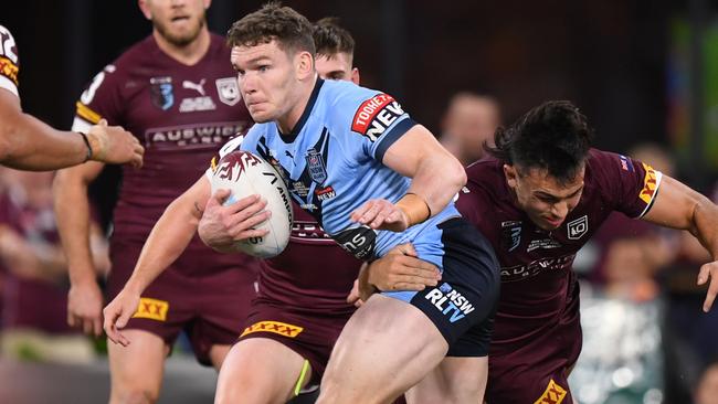 Liam Martin is facing a fight to keep his Blues jersey. Picture: NRL Photos